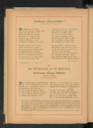 Hamborg's Börgermilitär.
