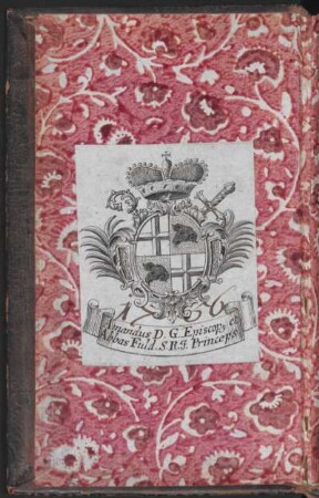 [Exlibris des Amand von Buseck, Fürstbischof von Fulda]