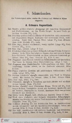 V.Schmucksachen (Nr. 743 - 1700)