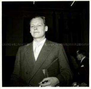 Willy Brandt, der neue Präsident des Berliner Abgeordnetenhauses