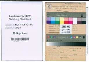 Entnazifizierung Alex Philipp , geb. 28.03.1920 (Polizist)