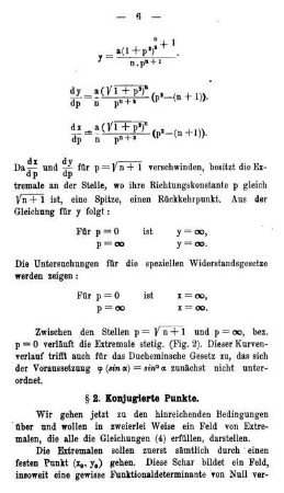 § 2. Konjugierte Punkte.