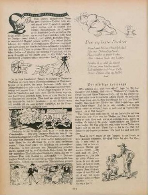 "Lustige Weltchronik" "Der geplagte Dichter" "Der pfiffige Lehrjunge"