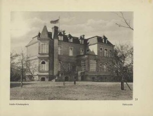 Kinder-Erholungsheim. Rückansicht
