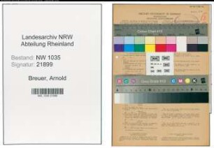 Entnazifizierung Arnold Breuer , geb. 27.02.1903 (Bergmann)