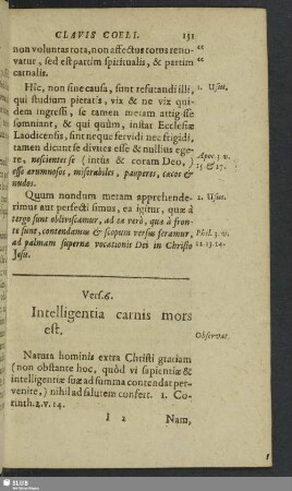 Vers. 6. Intelligentia carnis mors est