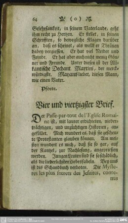 Vier und viertzigster Brief