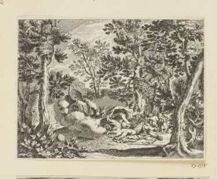 Venus betrauert den Tod von Adonis, Blatt 10 der Folge "Historische und mythologische Darstellungen"