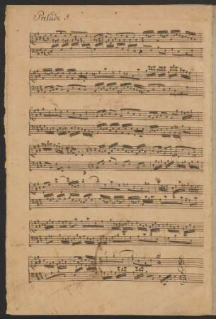 Präludien; clavier; E-Dur; BWV 937