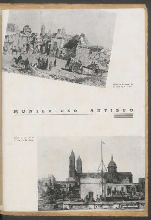 Montevideo antiguo - [Ilustración]