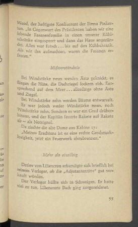 Mißverständnis