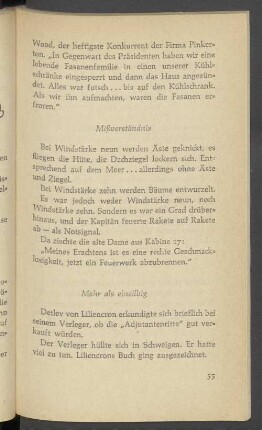Mißverständnis