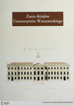 Zarys dziejów Uniwersytetu Warszawskiego