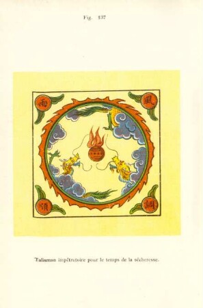 Fig. 137. Talisman impétratoire pour le temps de la sécheresse