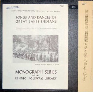 Songs and Dances of Great Lakes Indians