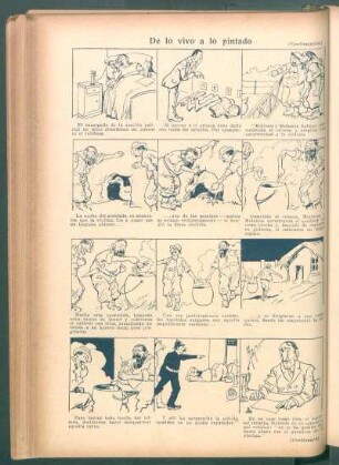 De lo vivo a lo pintado - [Cómic]
