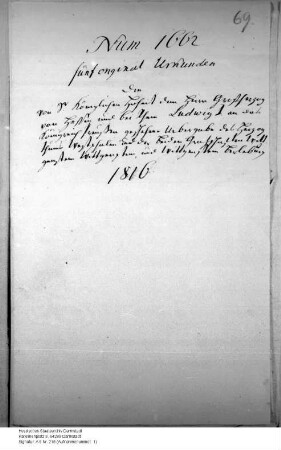 Übergabe des Herzogtums Westfalen, der Grafschaft Wittgenstein-Berleburg und der Grafschaft Wittgenstein-Wittgenstein an Preußen. (Protokoll über ...