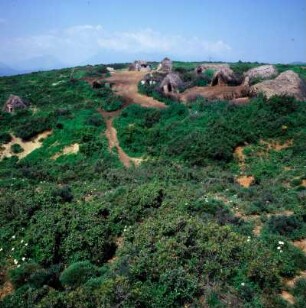 Vlachenhütten in der Macchia bei Orchomenos