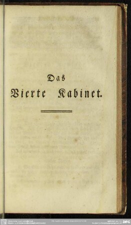 Das Vierte Kabinet