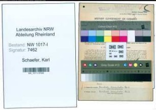 Entnazifizierung Karl Schaefer , geb. 02.03.1891 (Mitinhaber)
