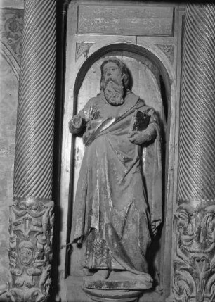 Hochaltar: 1. Hauptgeschoss, rechter Teil: Heiligenfigur