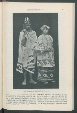 Tipos indígenas de la época de la conquista. [Fotografía]