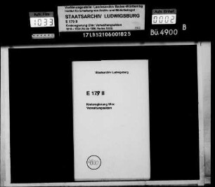 Gemeinderechtsverhältnisse in Unterdettingen, Untersulmetingen, Volkersheim und Warthausen mit Röhrwangen