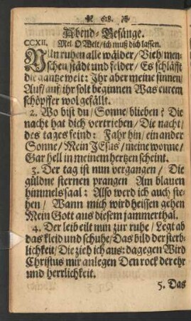 Abend-Gesänge.