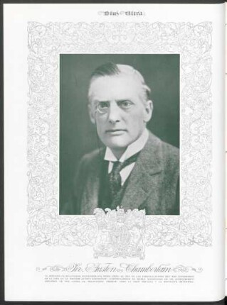 Sir Austen Chamberlain