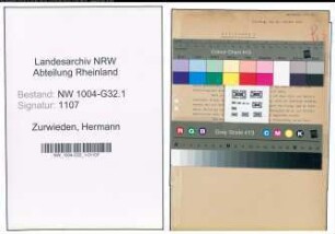 Entnazifizierung Hermann Zurwieden , geb. 25.02.1893 (Stadtinspektor)