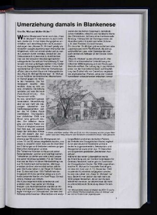 Umerziehung damals in Blankenese