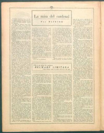 La misa del cardenal
