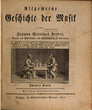 Allgemeine Geschichte der Musik. 2