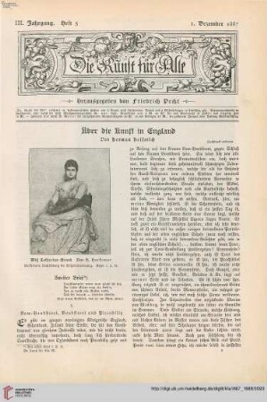 Heft 5 (1. Dezember 1887)