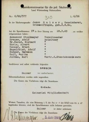 Sulzer, Jakob