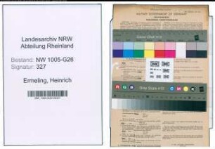 Entnazifizierung Heinrich Ermeling , geb. 09.07.1899 (Steuerberater)
