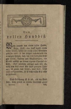 Vom tollen Hundbiß.