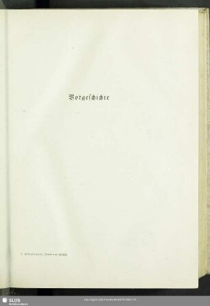 Vorgeschichte