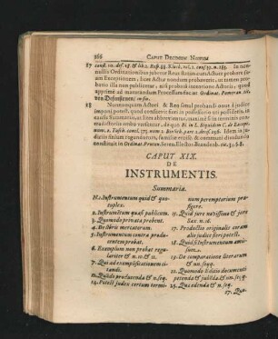 Caput XIX. De Instrumentis.