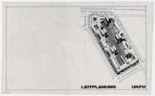 Gewerbe- und Hotelerweiterung Uhlandstraße/Kantstraße/Fasanenstraße (nicht realisiert) – Isometrische Projektion. Berlin-Charlottenburg/Wilmerdorf, Uhlandstraße 190-194, Kantstraße 15, Fasanenstraße 6