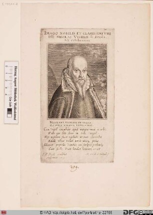 Bildnis Nicolaus Vigel(ius)