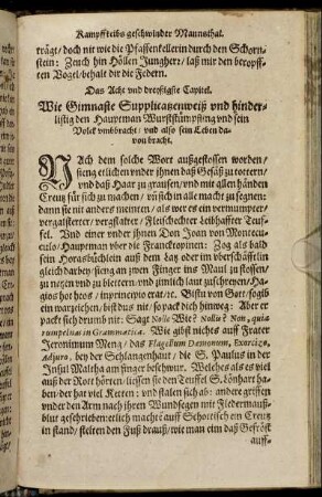 Das Acht und dreyßigste Capitel.
