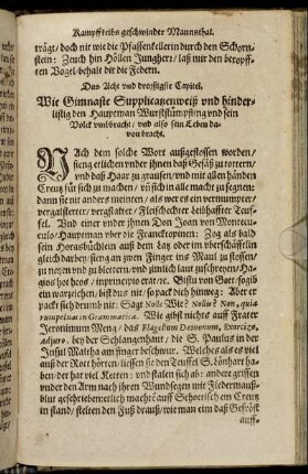 Das Acht und dreyßigste Capitel.