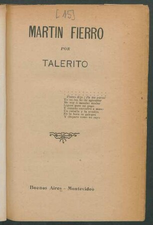 Martin Fierro