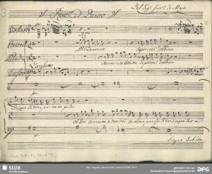Ifigenia in Tauride. Excerpts - Mus.1-F-82,30-4 : V (2), vl, b