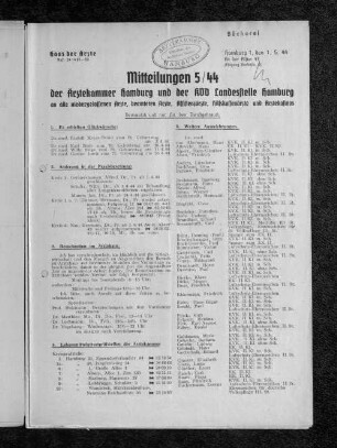 5. Weitere Auszeichnungen.