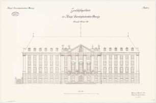 Eisenbahndirektion, Danzig: Ansicht 1:100