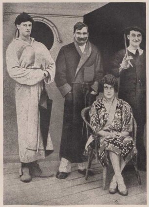 Gruppenfotografie mit dem Prinzen von Wales (Eduard VIII.)