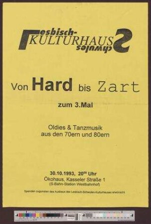 Von Hard bis Zart : zum 3. Mail