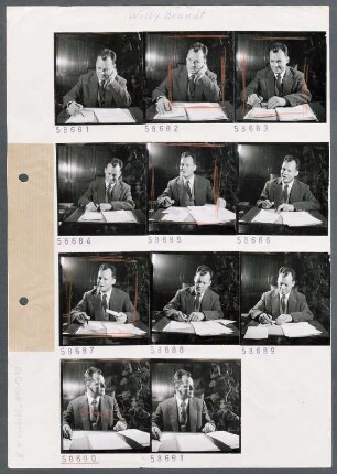 Portraitserie Willy Brandt